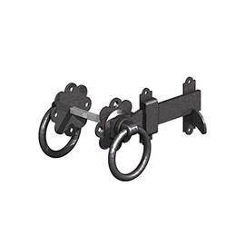 Gatemate 5251503 E/BLAC P36 Ring Gate Latches, Epoxy Black, 150 mm