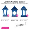 Big Dot of Happiness Ramadan Lanterns Garland Banner, Eid Decorations,