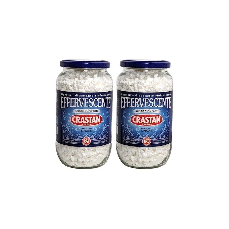 Crastan Effervescent Antacid Fizzy Digestive Lemon Drink 250g - Pack