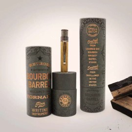 Retro 51  Tornado™ Woodworks - Bourbon Barrel Rollerball Pen