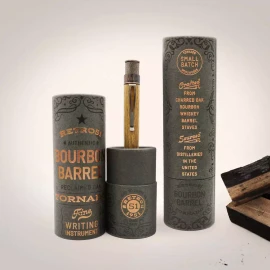 Retro 51  Tornado™ Woodworks - Bourbon Barrel Rollerball Pen