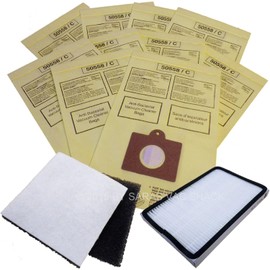 For Kenmore 10 Bags for Kenmore Progressive Canister Vacuum Cleaner 5055 C EF1 CF1 Filter