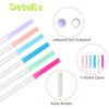 6 Pack Replacement Straw Set Compatible with Reduce Tumbler, Straw