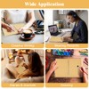 Vicloon A5 Refill Paper Kraft Paper Blank, 140 Sheets Paper