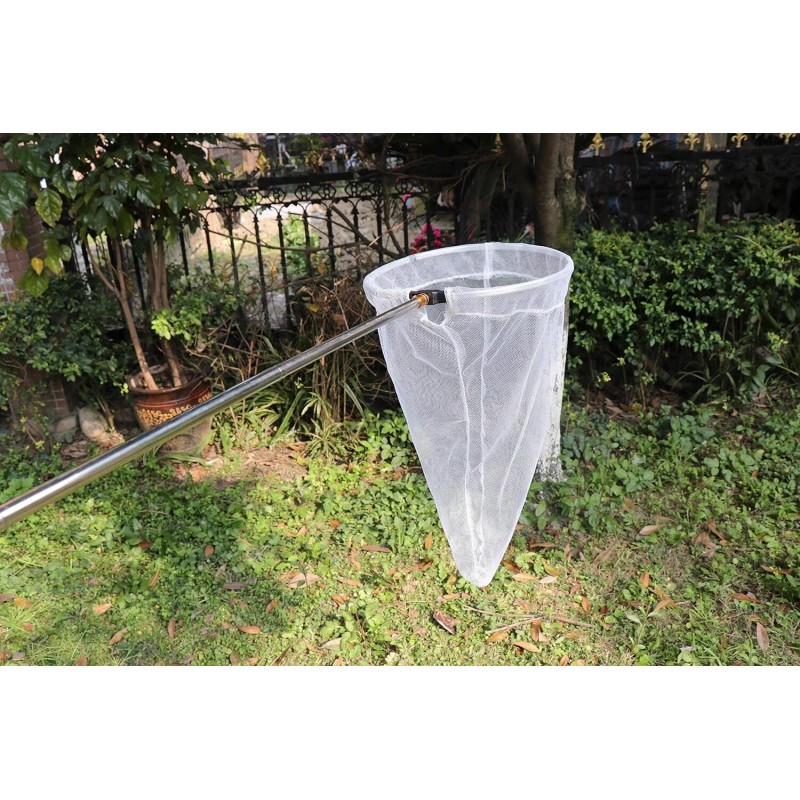 RESTCLOUD Insect and Butterfly Net with 12" Ring, 59" Handle,