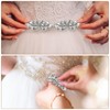 sourcing map 5Pcs Rhinestone Crystal Applique Handmade Beaded Patches