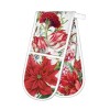 Michel Design Works Christmas Bouquet Cotton Kitchen Double Oven Glove