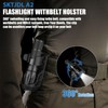 SKTJDL Tactical Flashlight with Holster Super Bright 1200LM Zoomable Law