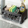 OWill Kitchen Sink Caddy, Kitchen Sink Organiser with Self Draining