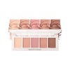 Eyeshadow Palette Matt 5 Colours, Nude Brown Cream Eyeshadow, Waterproof,