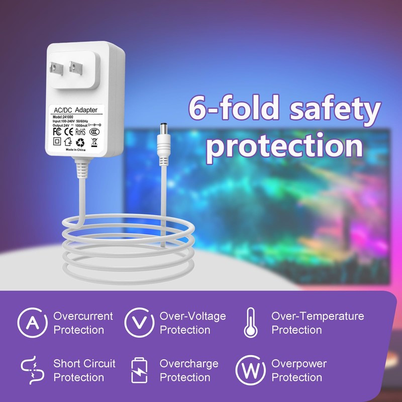 24V Power Supply for LightStrip Small Devices, LED Light Strips