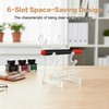 Sissatthai 4Pcs Acrylic Pen Display Stand Clear Pen Holder for