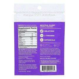 Olly Sleep 3 Mg Melatonina + L-teanina Blackberry 10 Gomitas