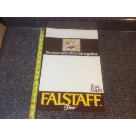 Falstaff Vintage Falstaff Beer Poster "Because We're All In This Together"