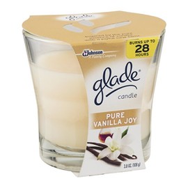 Glade Candle Pure Vanilla Joy Jar 3.8 Oz