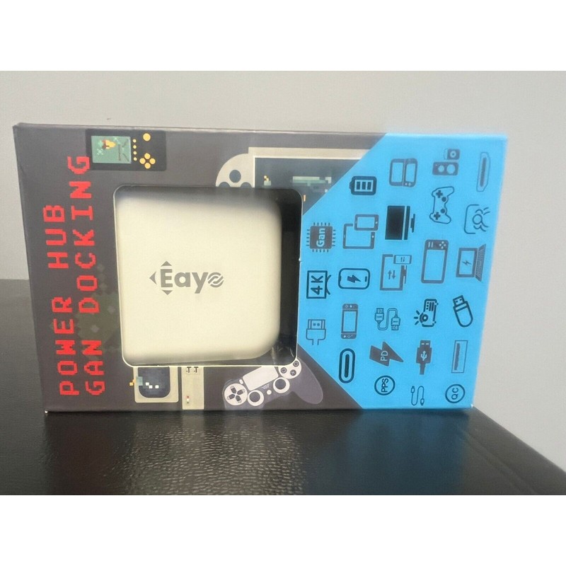 Eayo GAN 36W Power Hub,3 in 1 Switch TV Dock