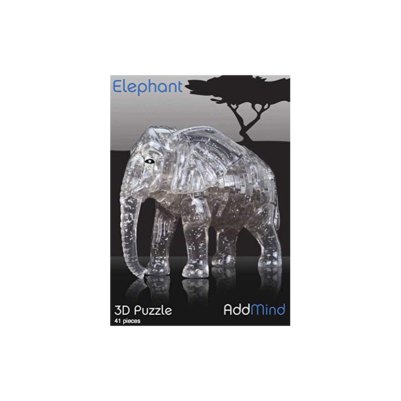 Addcore Elephant 3D Crystal Puzzle