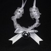 AOTENG STAR White Bell Choker Collar Necklace Lolita Bow Collar