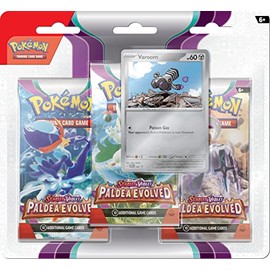 Pokémon TCG: Scarlet & Violet—Paldea Evolved Triple Pack (Varoom) - (3 Boosters & Foil Promo Card)