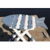 Table ACCENT TABLE, Fish Table, Folding Table Coastal Home Decor,