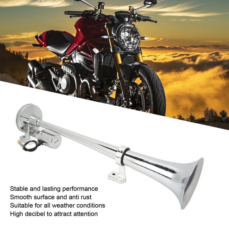 Single Trumpet Air Compressor Horn 150DB 12V Super Loud Universal