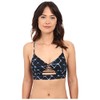 RVCA Women's Crystalized Bralette Bikini Top, Black, X-Small