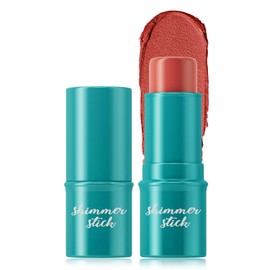 Vawolecy Contour Stick, Shades with Highlighter & Bronzer & Blush Cream Blush Highlighter Bronzer Pen, Long-Lasting Smooth Gliding Face Illuminator Makeup