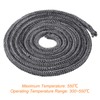 PATIKIL 6.57 ft x 1/4 inch fibreglass rope, round braided