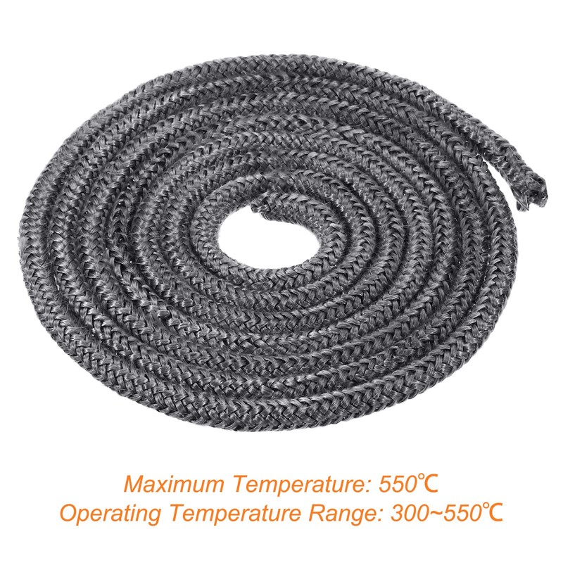 PATIKIL 6.57 ft x 1/4 inch fibreglass rope, round braided