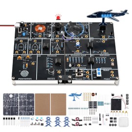 Lumenrix DIY Electronics Learning Board Soldering Project Kit, Circuit Experiment Module with Touch, Sound, Light & IR Sensors, Logic Gates, Timer & Flip-Flop Circuits for Student Makers & Hobbyists