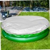 KONTONTY 8ft Circular Inflatable Pool Swim Pool Protector Waterproof and