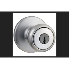 KWIKSET 94002-829 Security Tylo Entry Lockset, Satin Chrome