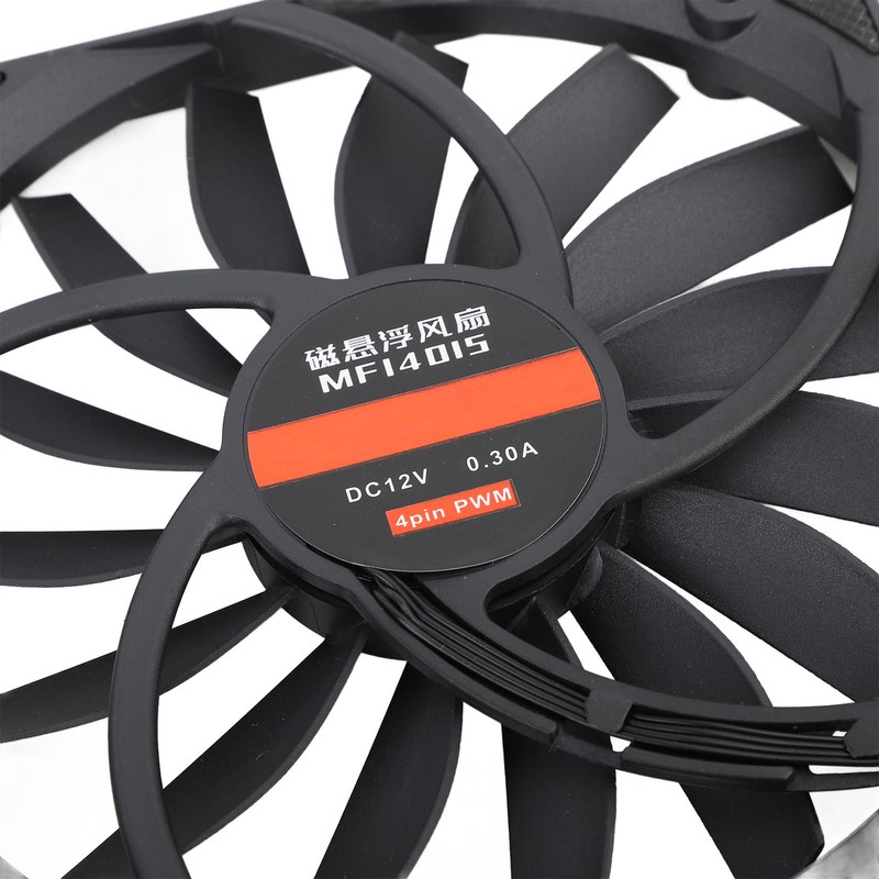 140mm 4 Pin PWM Case Fan Ultra Thin 15mm 1100RPM