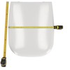 Velvet Toilet Lid Cover 50 x 45 cm