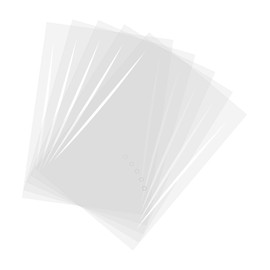 QUARKZMAN 100 Stück Wärmeschrumpfbeutel, 7" x 10" POF Klarer Wärmeschrumpffolienbeutel für Geschenkkörbe, Verpackungssammlung, hausgemachtes DIY, handgefertigte Bastelarbeiten, Kekse