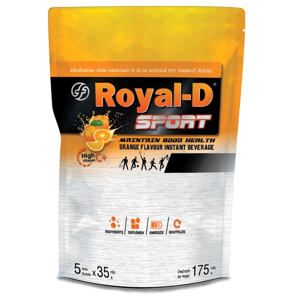 Royal-D Royal-D Sport Electrolyte Powder - Orange Flavor | Instant