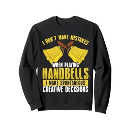 Handbell Ringer Gloves Brass Musician Handbell Choir Sweatshirt