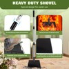 Flat Shovel,Multifunctional Cleaning Shovel,23.6"-54" Adjustable Handle,All Season Availability,Suitable for Lawn