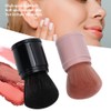 Powder Blush, 2 Pack Professional Retractable Contour Powder Face Brush,