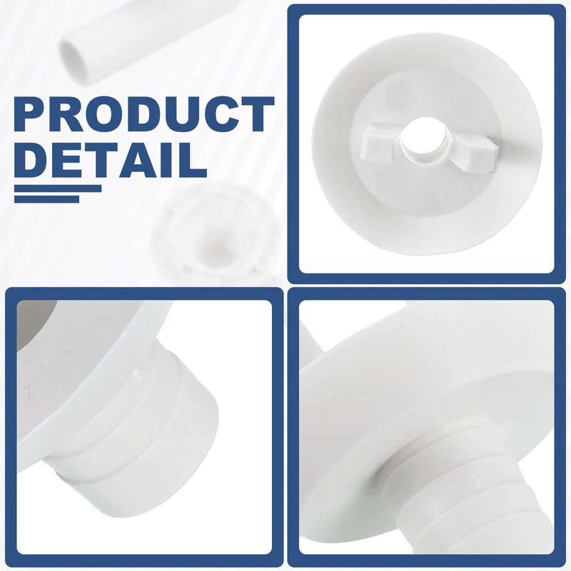 sourcing map 4Pcs Air Conditioner Drain Hose Connector Elbow Fitting