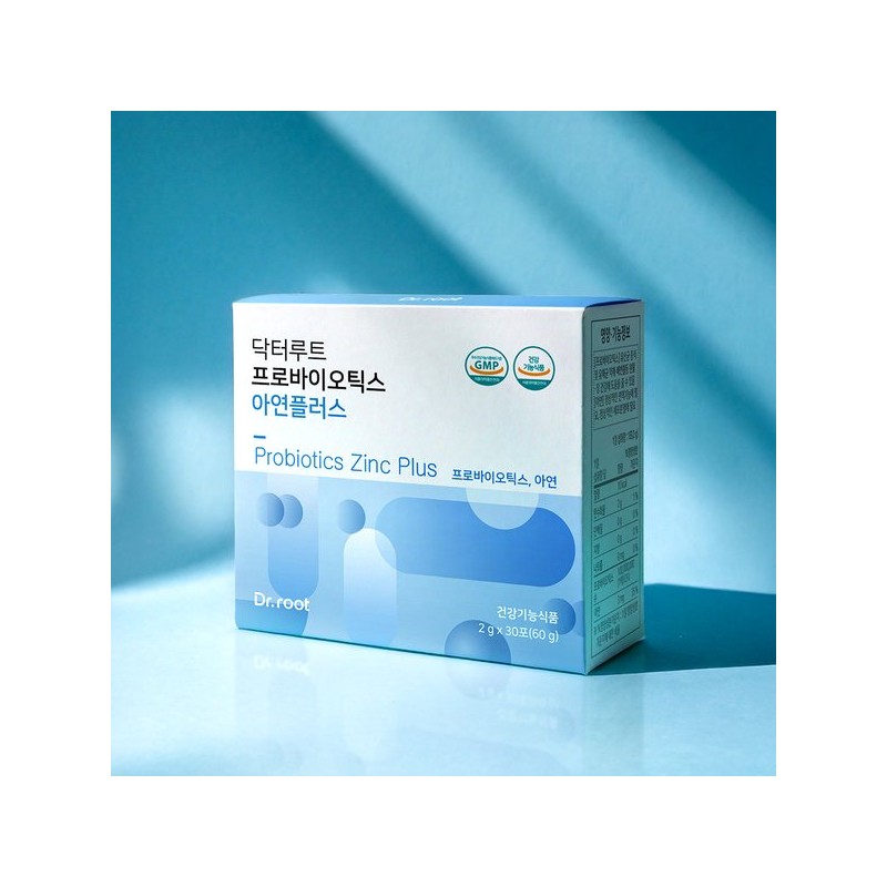 Dr. Root 닥터루트 프로바이오틱스 아연플러스 30포 1박스 1개월분 Dr. Root