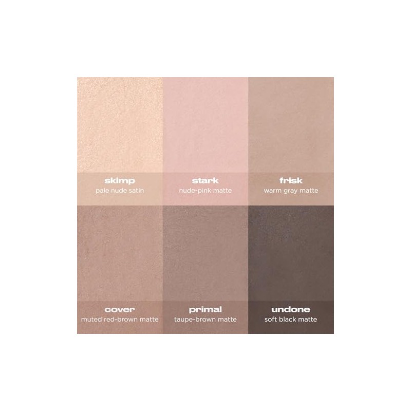Urban Decay Naked 2 Basics Paleta de Sombras Mate, 6