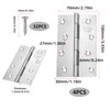 DesertBoy 4 Inch Stainless Steel Strong Butt Door Hinge 100mm