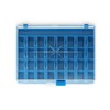 Dritz Storage, Holds 32 (Included) Bobbin Box, Blue