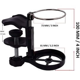 Pmsanzay Anti-Spill Cup Holder Drink Holder Water Bottles Holder for Your Desk or Table - Foldable and Portable for Travel, Airplanes, Cafes, Desks, Tables and Wheelchairs