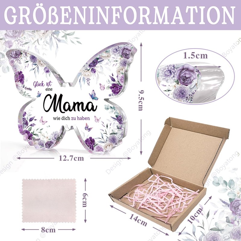 Butterfly Shaped Acrylic Plaque