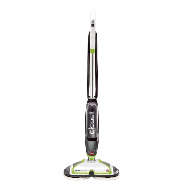 BISSELL Spinwave Powered Hardwood Floor Mop and Cleaner, Green Spinwave, 2039A, 14" Cleaning Path Width