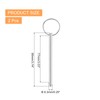 sourcing map 2Pcs 6.3mmx77mm Quick Release Pins, 316 Stainless Steel