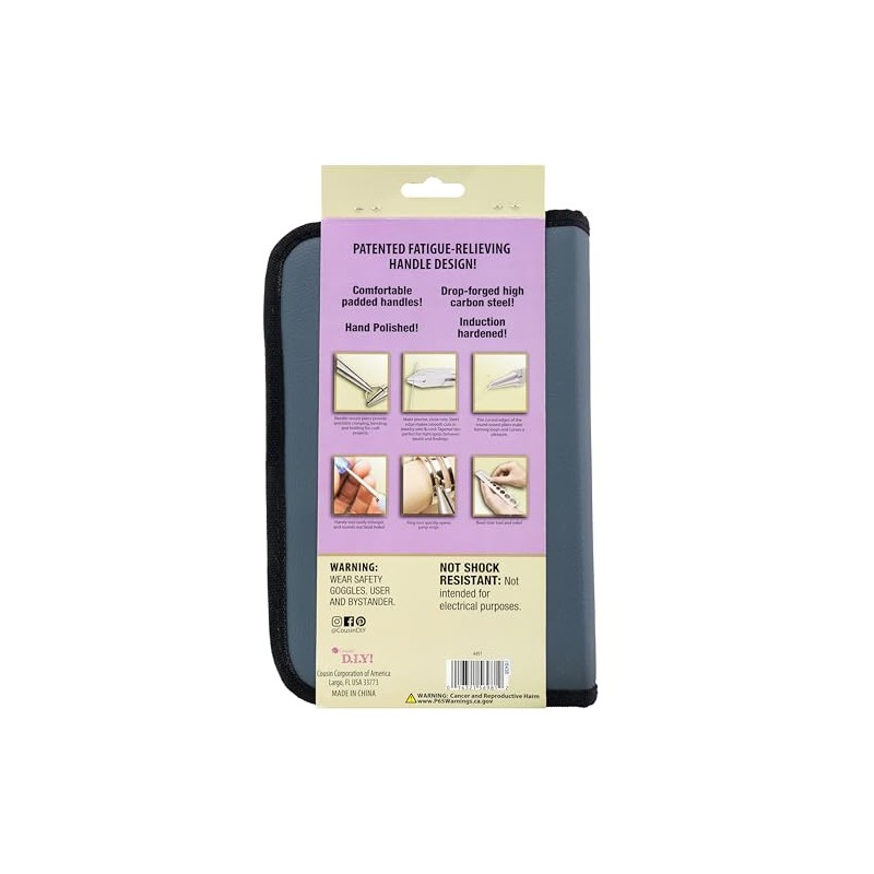 Cousin Precision Comfort Jewelry Tool Kit, Brown (4451)