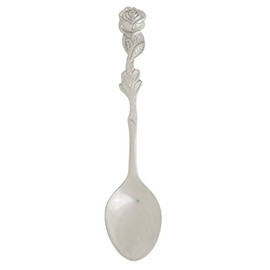 HIC Harold Import Co. GD-955 Rose Demi Spoon, 4-1/2", Stainless Steel GD-955-HIC